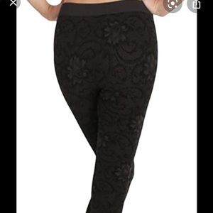 Nikibiki black lace leggings OS NWT